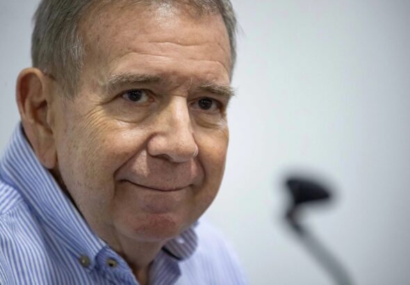 Venezuelan extreme-right former presidential candidate Edmundo González Urrutia. File photo.
