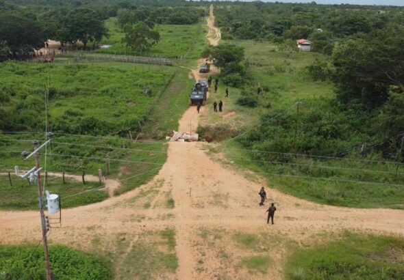 Law enforcement deployment in Guárico state, Venezuela, as part of "Zaraza Operation 2024." Photo: X/@dhernandezlarez.