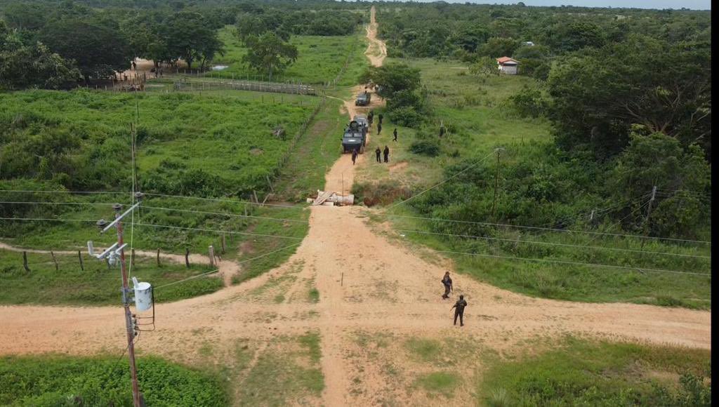 Law enforcement deployment in Guárico state, Venezuela, as part of "Zaraza Operation 2024." Photo: X/@dhernandezlarez.