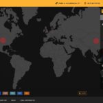 Cyberattack map covering attacks on Venezuela, compiled by the HTTPCS service. Photo: X/@SprinterFamily.
