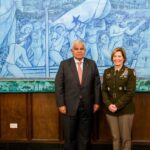 Panamanian President José Mulino (left) posing for a photo with US Southern Command head, General Laura Richardson. in Panama City on Tuesday, August 6, 2024, just days after Venezuelan presidential elections. Photo: X/@as_salazar.