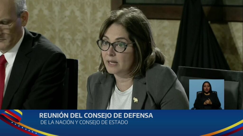 Venezuelan Minister of Science and Technology Gabriela Jiménez. Photo: X/@lubrio.