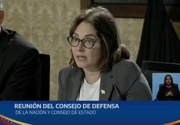 Venezuelan Minister of Science and Technology Gabriela Jiménez. Photo: X/@lubrio.