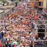 Chavistas held a massive demonstration in Caracas, August 18, 2024. Photo: X/@venanalysis.