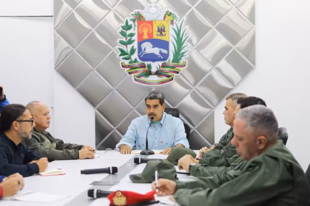 Venezuelan President Nicolás Maduro at the Command Post in Miraflores Palace, Caracas, August 30, 2024. Photo: X/@MijpVzla.