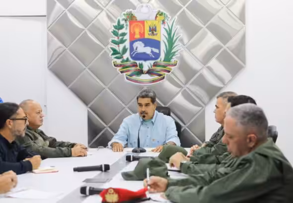 Venezuelan President Nicolás Maduro at the Command Post in Miraflores Palace, Caracas, August 30, 2024. Photo: X/@MijpVzla.