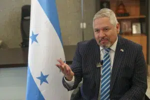 The foreign affairs minister of Honduras, Enrique Reina. Photo: EFE.