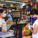 A grocery store in Caracas during the pandemic. Photo: X/@ElUniversal/file photo.