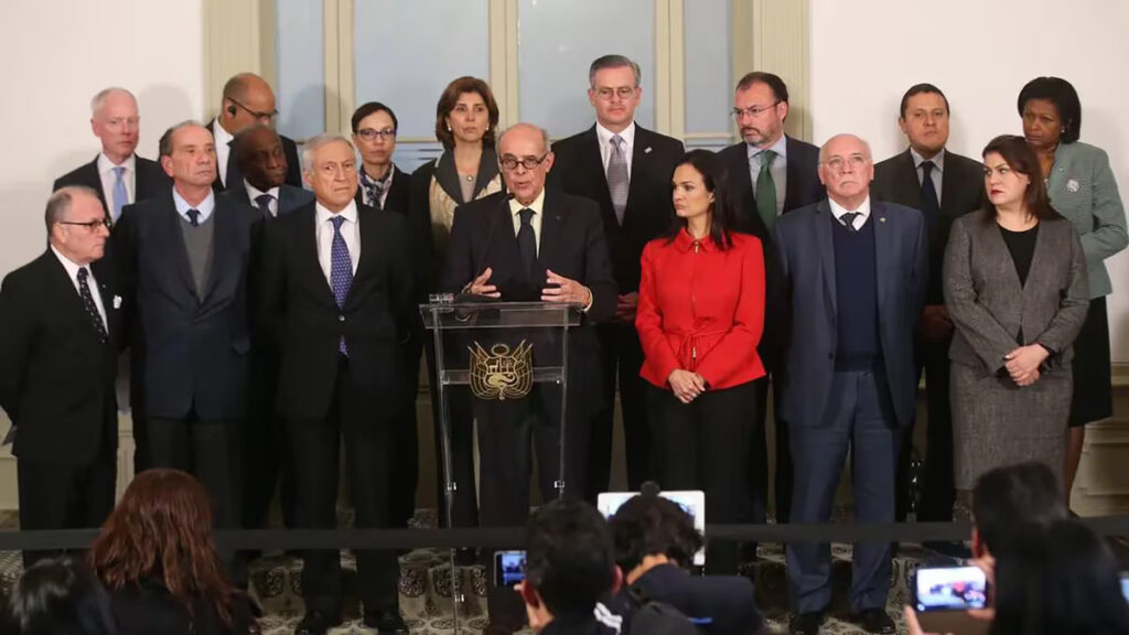 A meeting of the now defunct Lima Group in Toronto, October 2017. Photo: X/@ElNacionalWeb.