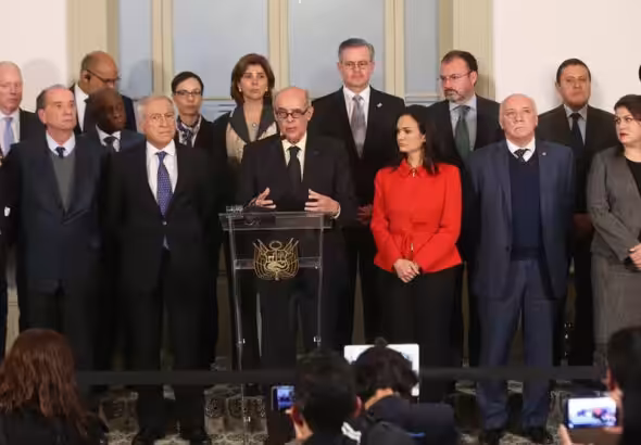 A meeting of the now defunct Lima Group in Toronto, October 2017. Photo: X/@ElNacionalWeb.