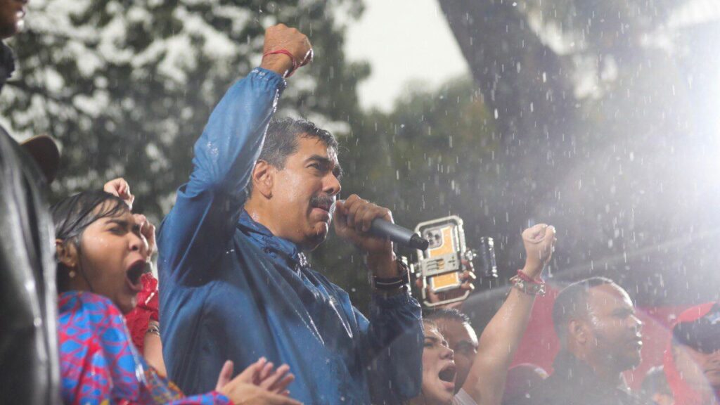 Venezuelan President Nicolás Maduro during his electoral campaign. Photo: Presidential Press.