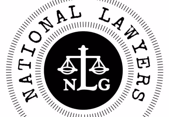 The National Lawyers Guild logo. File photo.