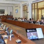 Meeting of the OAS on Friday August 16. Photo: OAS