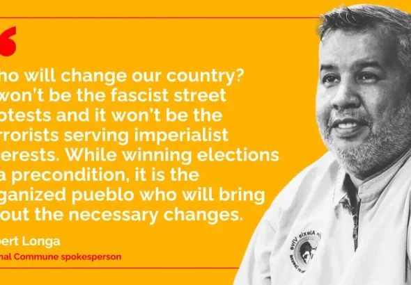 Poster for the interview with Robert Longa: Photo: Venezuelanalysis.