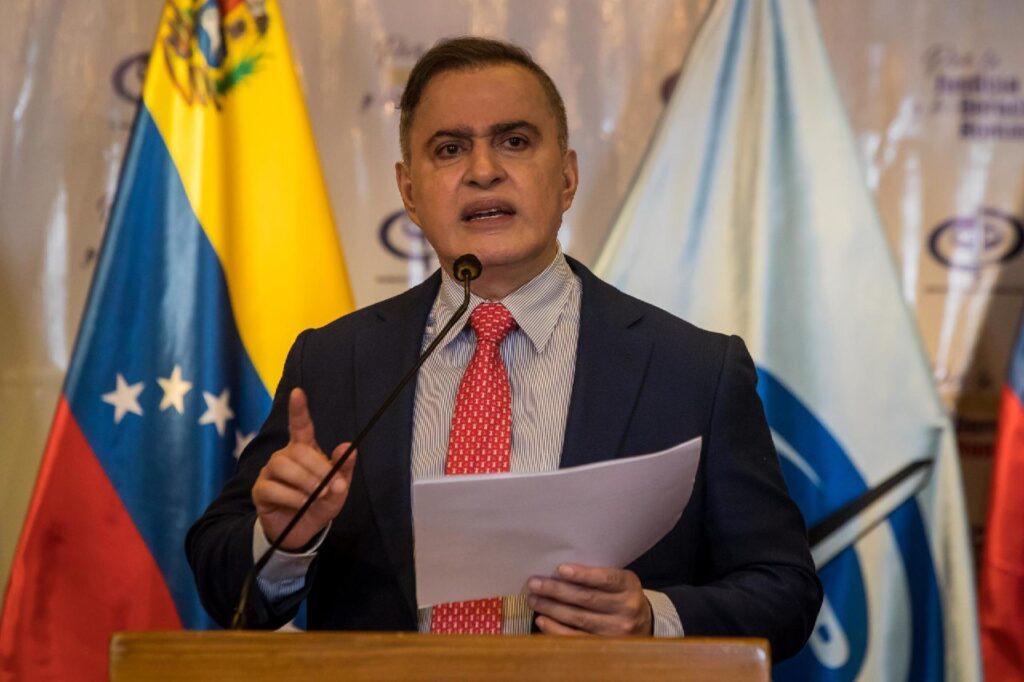 The attorney general of Venezuela, Tarek William Saab, at a press conference. File photo.
