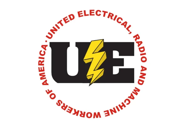 Logo of the United Electrical, Radio and Machine Workers of America. File photo.