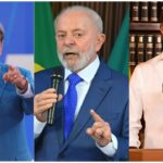 From left to right, Venezuelan President Nicolás Maduro, Brazilian President Luiz Inácio Lula da Silva, and Colombian President Gustavo Petro. Photo: RedRadioVE.