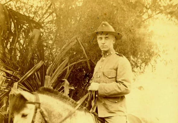 Smedley Butler in China, one of the many countries in which he advanced US imperialism, in1900. Photo: Public Domain/Marine Corps History Department.