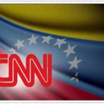 Venezuelan flag with a CNN logo watermarked in the bottom left. Photo: Westchesterhispano/file photo.