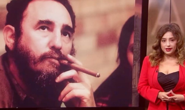 Fidel Castro (Left) and Fiorella Isabel (Right). Photo: Vanessa Beeley/Substack.