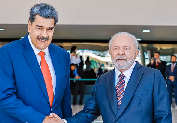 Venezuela's President Nicolas Maduro (Left) and Brazil's President Luiz Inácio Lula da Silva (Right). Photo: Ricardo Stuckert/PR.
