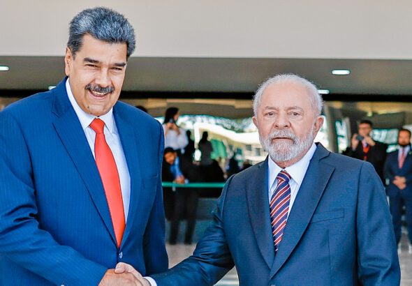 Venezuela's President Nicolas Maduro (Left) and Brazil's President Luiz Inácio Lula da Silva (Right). Photo: Ricardo Stuckert/PR.