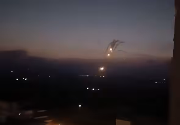 Hezbollah has begun its response to the assassination of Martyr Fouad Shokor, as shown in this screenshot of a video posted by settlers on social media on August 25, 2024. Photo: X/@Tasnimnews_EN.