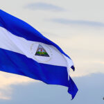 A waving Nicaraguan flag. Photo: Cesar Perez/El19Digital/file photo.