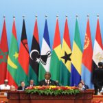 President Cyril Ramaphosa addresses the opening ceremony of the 2024 Forum for China-Africa Cooperation Summit at the Great Hall of the People in Beijing. Photo: GCIS/Flickr.