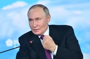 Russian President Vladimir Putin attends the plenary session of the 2024 Eastern Economic Forum (EEF). Photo: Sputnik/File photo.