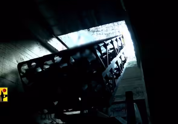 A Fadi-type multiple rocket launcher in Hezbollah's Imad underground facility. Photo: Islamic Resistance in Lebanon/Military Media.