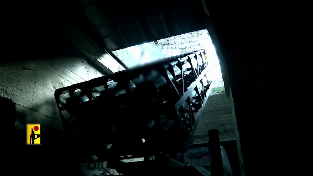 A Fadi-type multiple rocket launcher in Hezbollah's Imad underground facility. Photo: Islamic Resistance in Lebanon/Military Media.