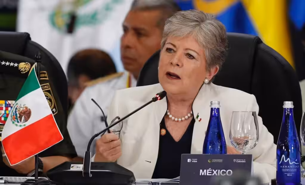 Mexican Foreign Affairs Secretary Alicia Bárcena at the United Nations. Photo: El Universal.