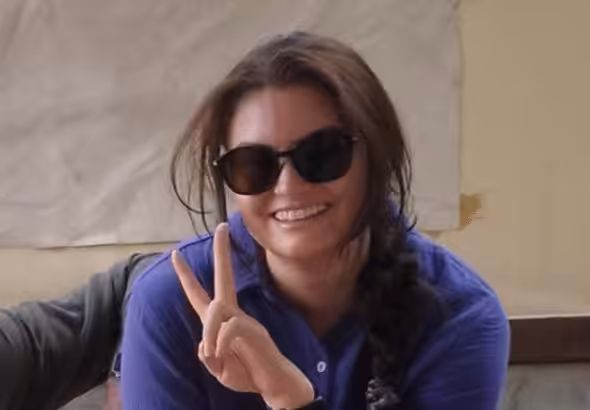 International activist Aysenur Ezgi was killed by Israeli occupation forces in Gaza. Photo: Social Media.