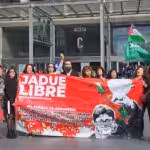 Protest calling for the release of Daniel Jadue. Photo: Jadue Libre campaign.