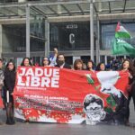 Protest calling for the release of Daniel Jadue. Photo: Jadue Libre campaign.