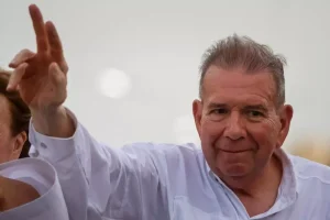 Venezuelan far-right opposition's former presidential candidate Edmundo González Urrutia. Photo: Miguel Gutiérrez/EFE.