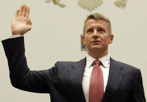 US mercenary boss Erik Prince. Photo: AP.