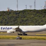 Estelar Airlines Airbus A340-300 taxiing at the Simón Bolívar International Airport in Maiquetía, La Guaira state, Venezuela. Photo: Francisco Pinero/FlyNews/file photo.