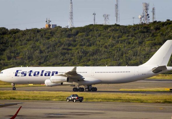 Estelar Airlines Airbus A340-300 taxiing at the Simón Bolívar International Airport in Maiquetía, La Guaira state, Venezuela. Photo: Francisco Pinero/FlyNews/file photo.