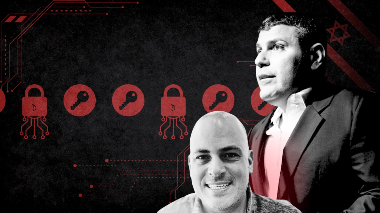 Composite image showing Kape Technologies executives Daniel Gericke and Teddy Sagi. Photo: MintPress News