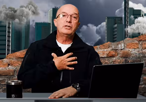 Venezuelan opposition figure Iván Simonovis in one of his video messages on social media. Photo: X.