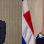 The president of the National Assembly of Venezuela, Jorge Rodríguez (left) and the president of the Dominican Republic, Luis Abinader (right). Photo: National Assembly of Venezuela/Dominican Today.