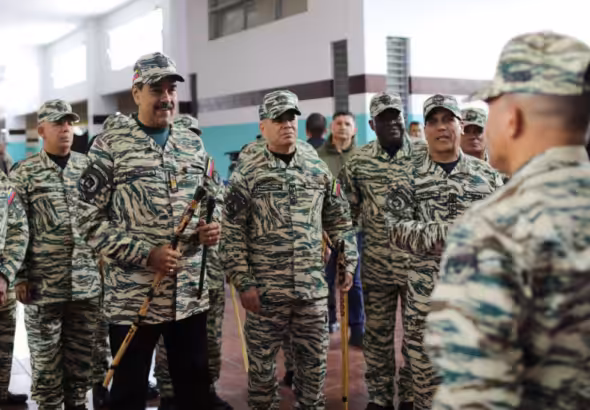 Venezuelan President Nicolás Maduro at the ceremony for the 19th anniversary of the founding of the Strategic Operational Command of the Bolivarian National Armed Force, Caracas, September 26, 2024. Photo: MIPPCI.