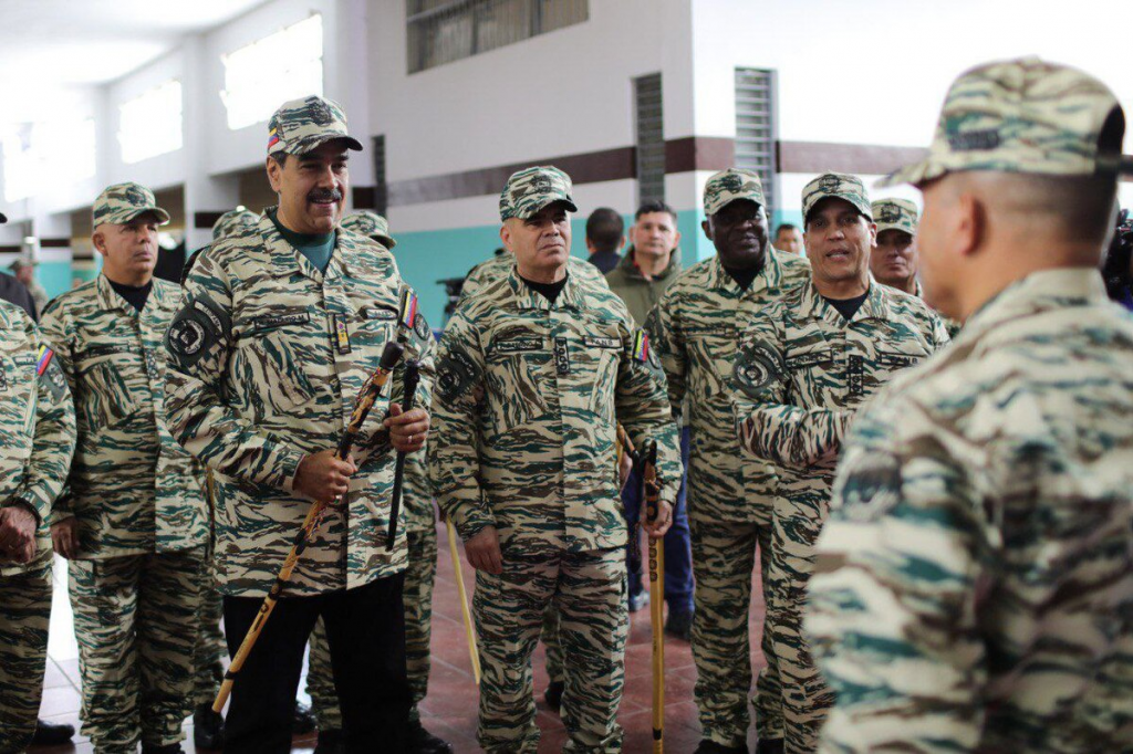 Venezuelan President Nicolás Maduro at the ceremony for the 19th anniversary of the founding of the Strategic Operational Command of the Bolivarian National Armed Force, Caracas, September 26, 2024. Photo: MIPPCI.