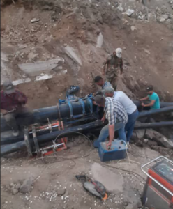 Masyaf water lines