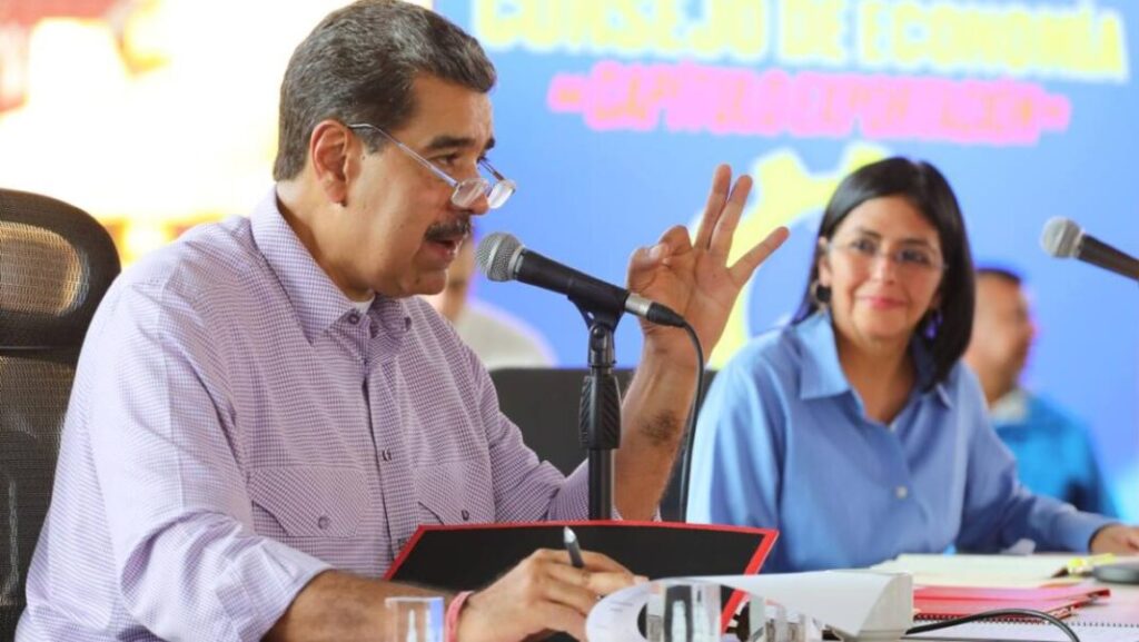 Venezuelan President Nicolás Maduro speaks at the inaugural ceremony of the Council of Economic Export Chapter in La Guaira state, September 20, 2024. Photo: Presidential Press.