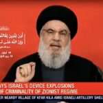 Secretary-General of Hezbollah Sayyed Hassan Nasrallah. Photo: Screenshot.