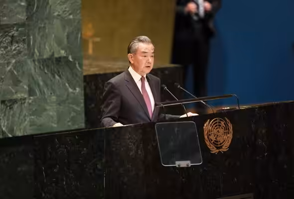 Wang Yi Member of the Political Bureau of the CPC Central Committee and Minister of Foreign Affairs of the People’s Republic of China, at the General Debate of the 79th Session of The United Nations General Assembly. Photo: Ministry of Foreign Affairs The People’s Republic of China/File photo.