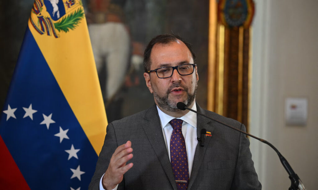 Venezuelan Foreign Affairs Minister Yván Gil. Photo: Federico Parra/AFP.